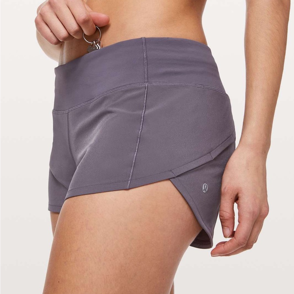 Graphite colored Lulu shorts.